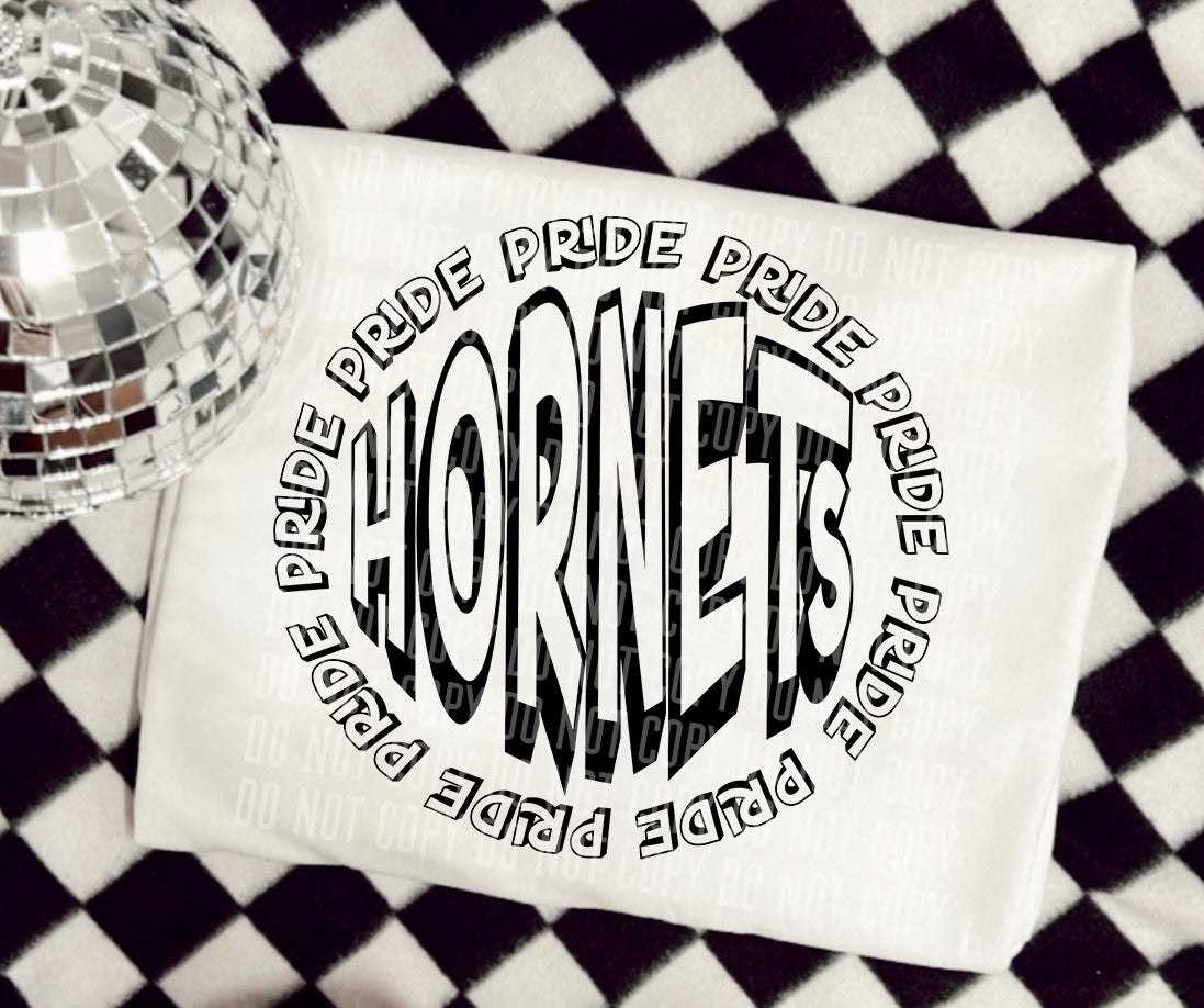 Hornets Pride Circle Mascots (Caplinger) DTF transfer