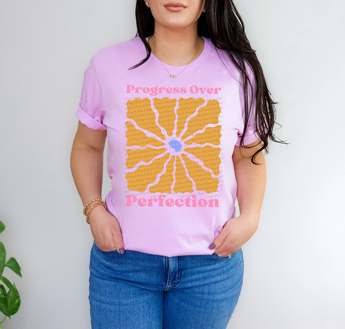 Progress Over Perfection 81377 DTF Transfer