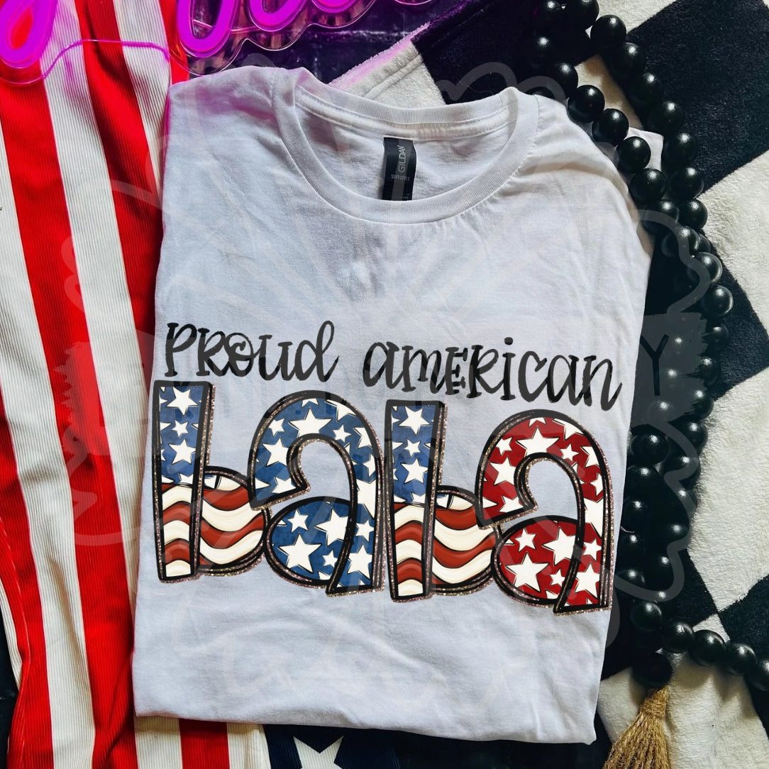 Proud American lala (Vehemnt) DTF Transfer