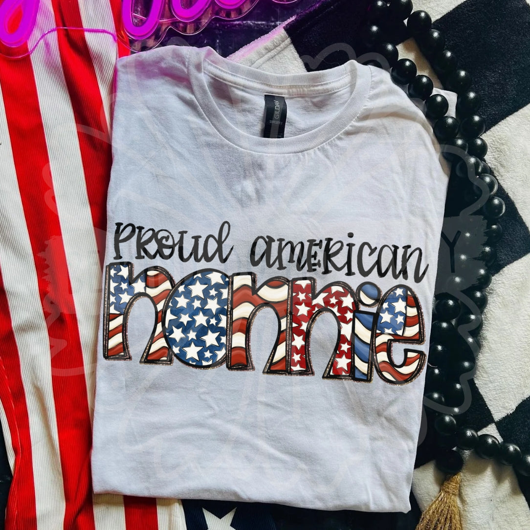 Proud American nonnie (Vehemnt) DTF Transfer