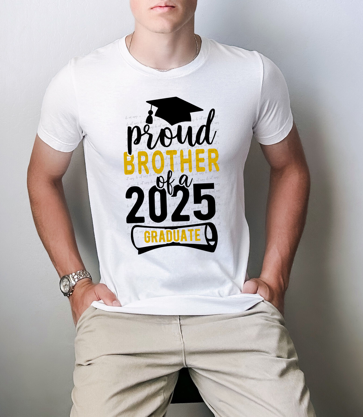 Proud Brother Of A 2025 Graduate Mortarboard 76711 DTF Transfer