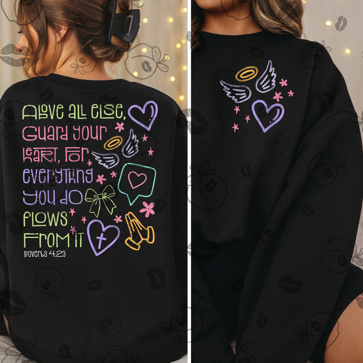 Above all else guard your heart BACK (c's) DTF Transfer