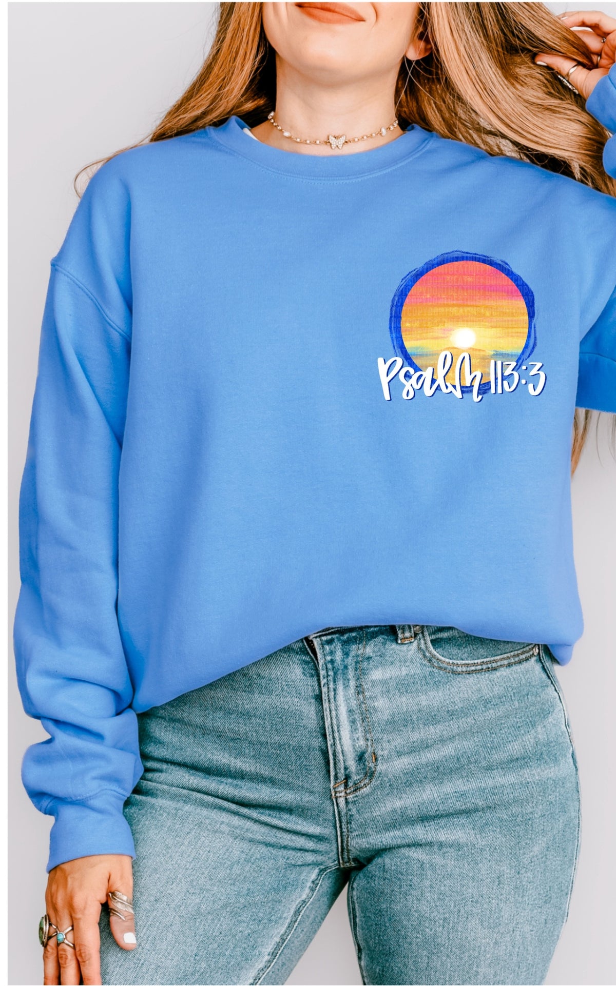 Psalm 113:3 pocket 103977 DTF transfer