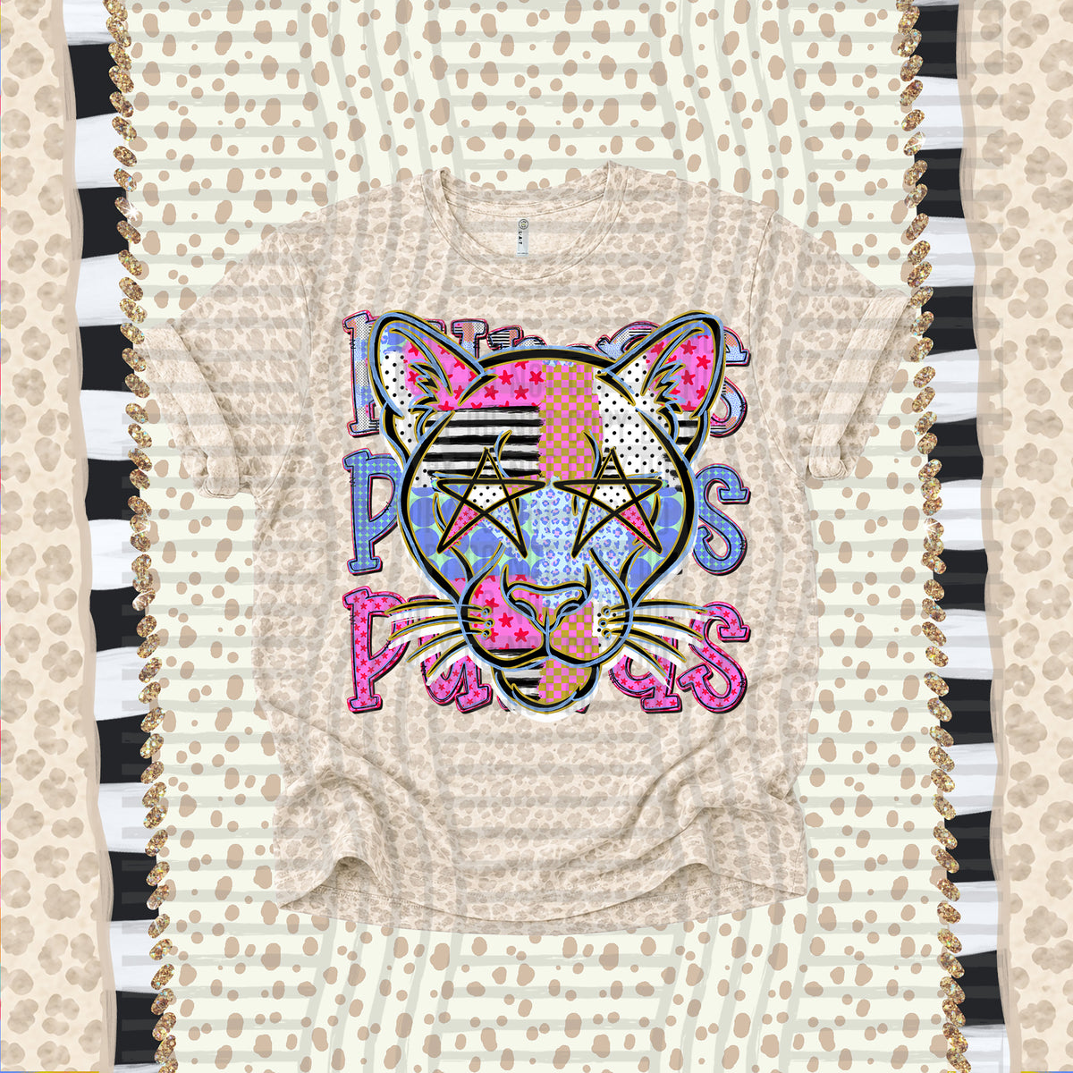 Pumas-Dolly Doodle Print (Caplinger) DTF Transfer