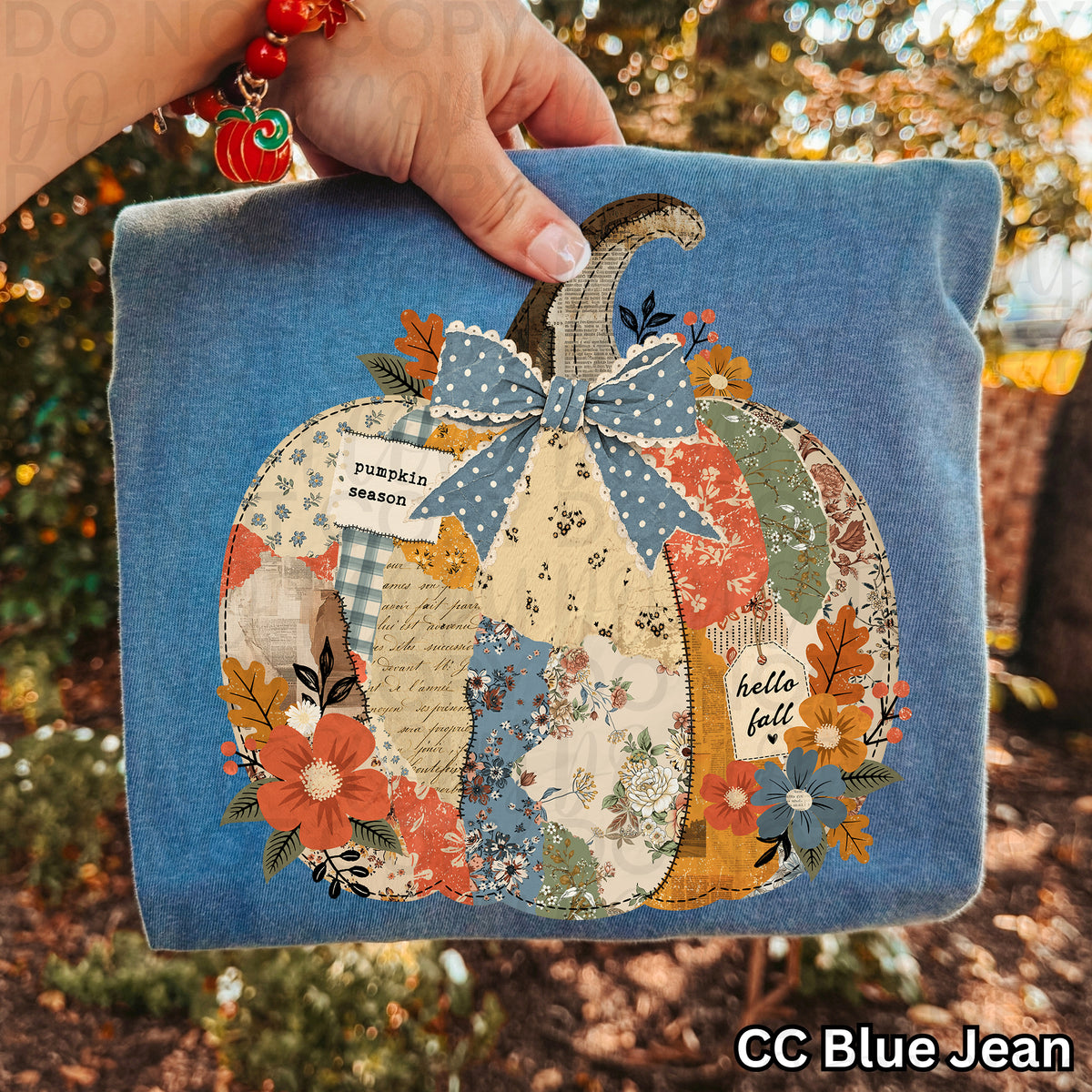 Scrapbook pumpkin (UAC) DTF Transfer