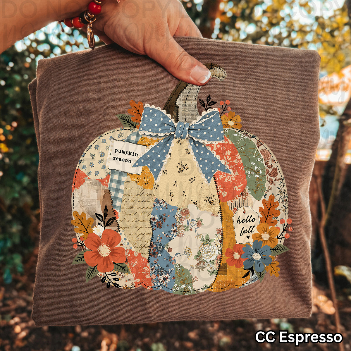 Scrapbook pumpkin (UAC) DTF Transfer