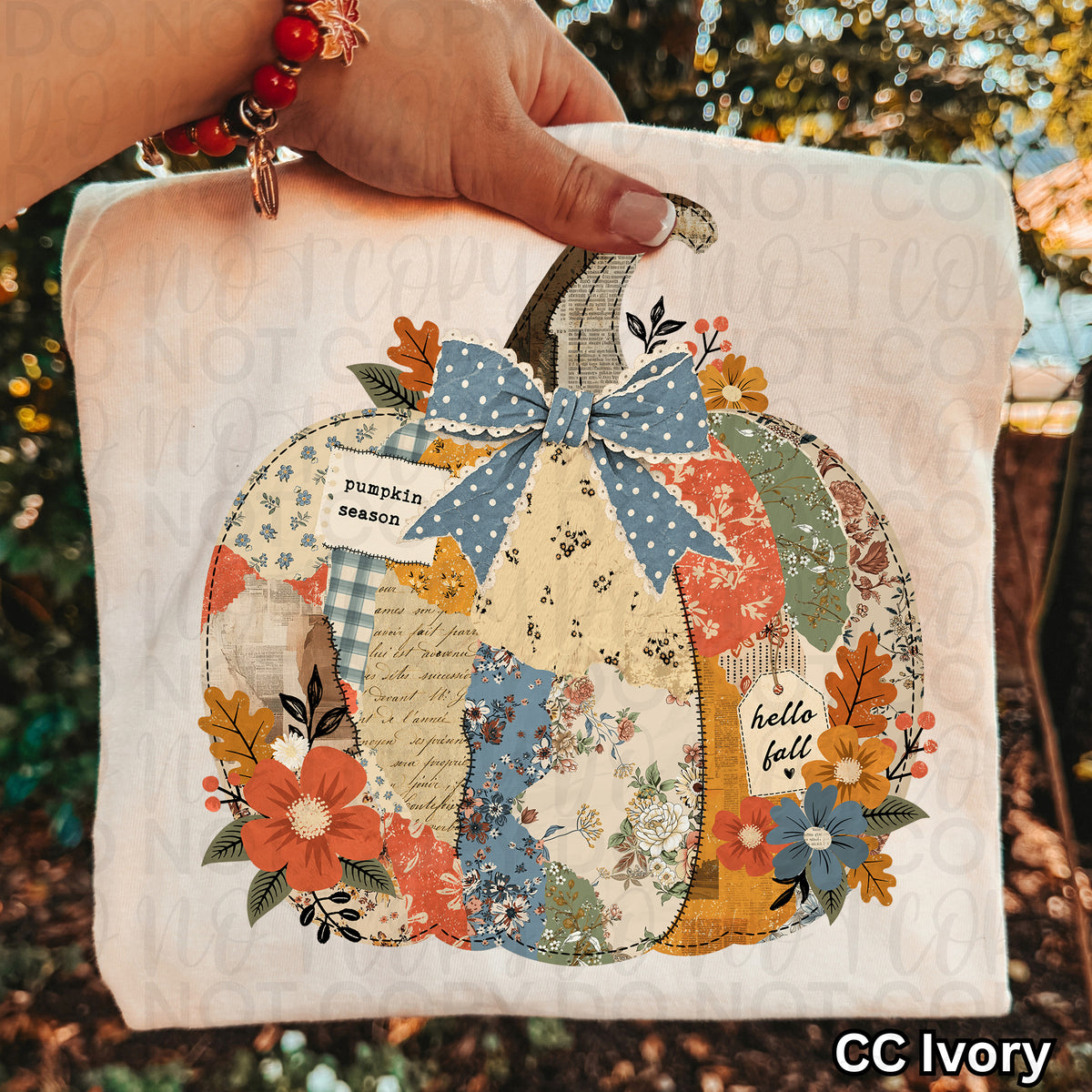 Scrapbook pumpkin (UAC) DTF Transfer