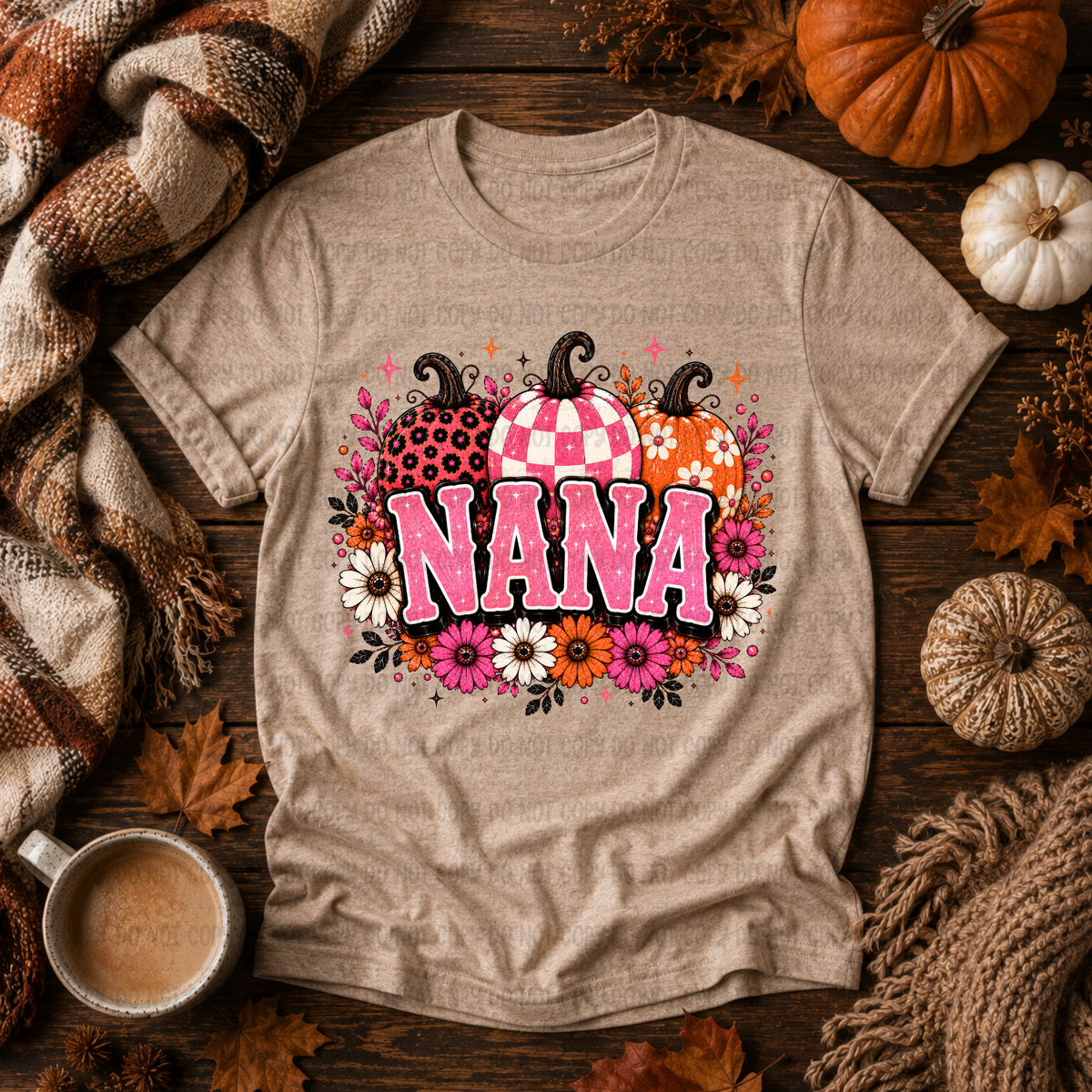 Nana pink retro pumpkin (Revel) DTF Transfer