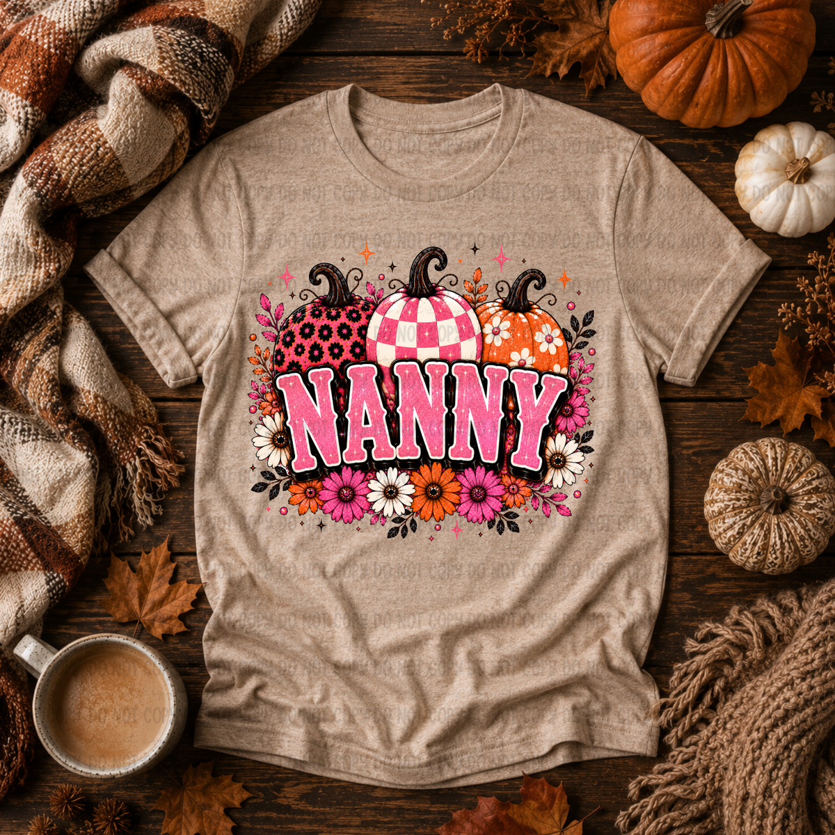 Nanny pink retro pumpkin (Revel) DTF Transfer