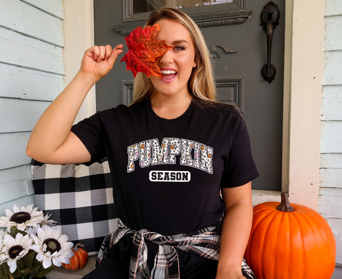Pumpkin Season Retro Varsity Vintage 51643 DTF transfer