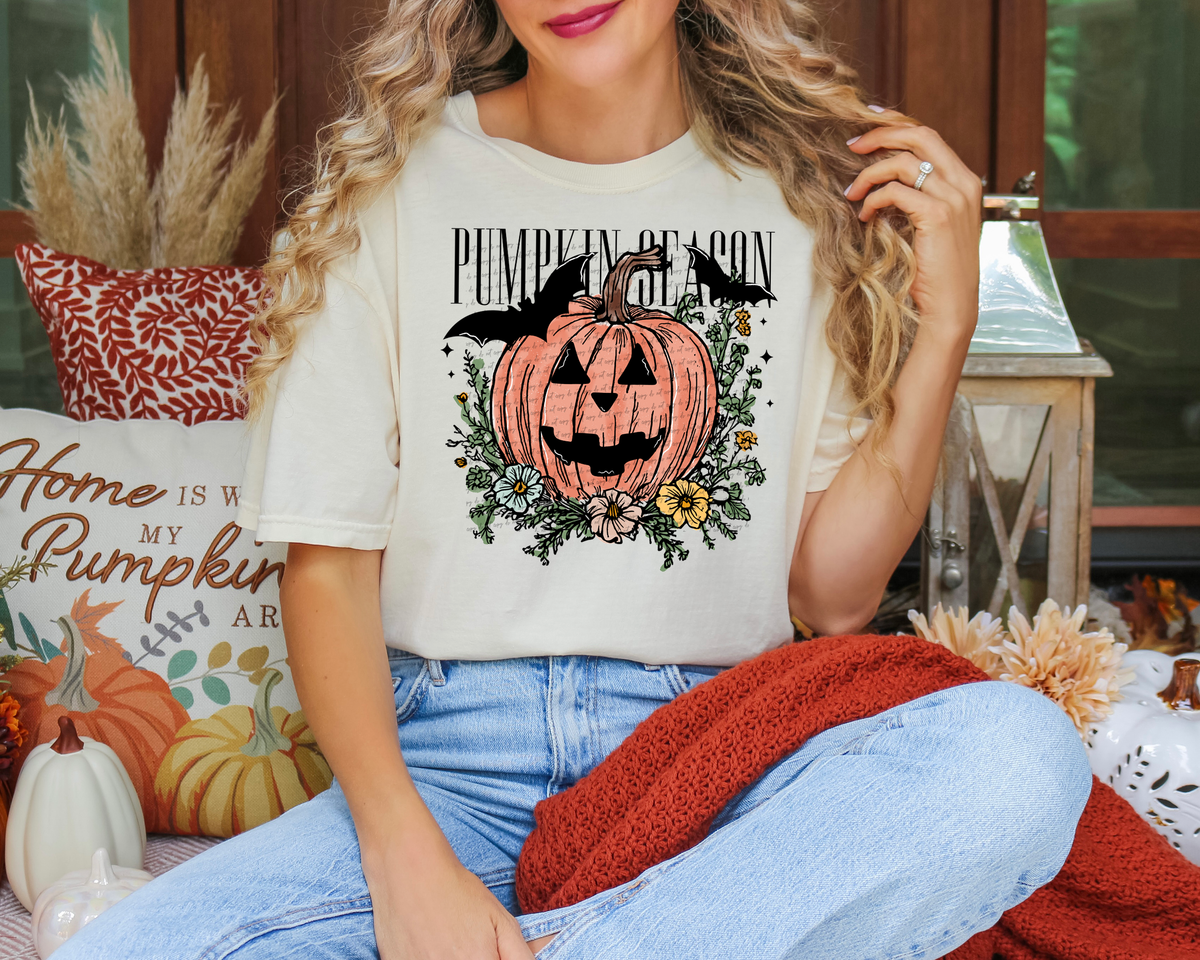 Pumpkin Season Floral JOL 54261 DTF transfer