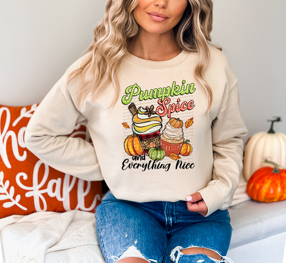Pumpkin Spice And Everything Nice 57082 DTF transfer