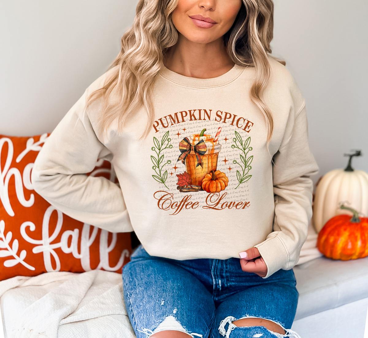 Pumpkin Spice And Coffee Lovers 57085 DTF transfer
