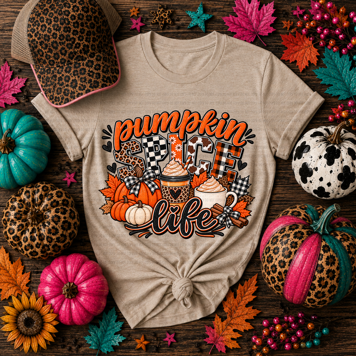 Pumpkin Spice Life (Revel)DTF Transfer