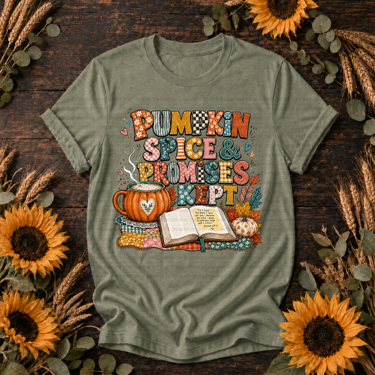 Pumpkin spice & promises kept (Revel) DTF transfer