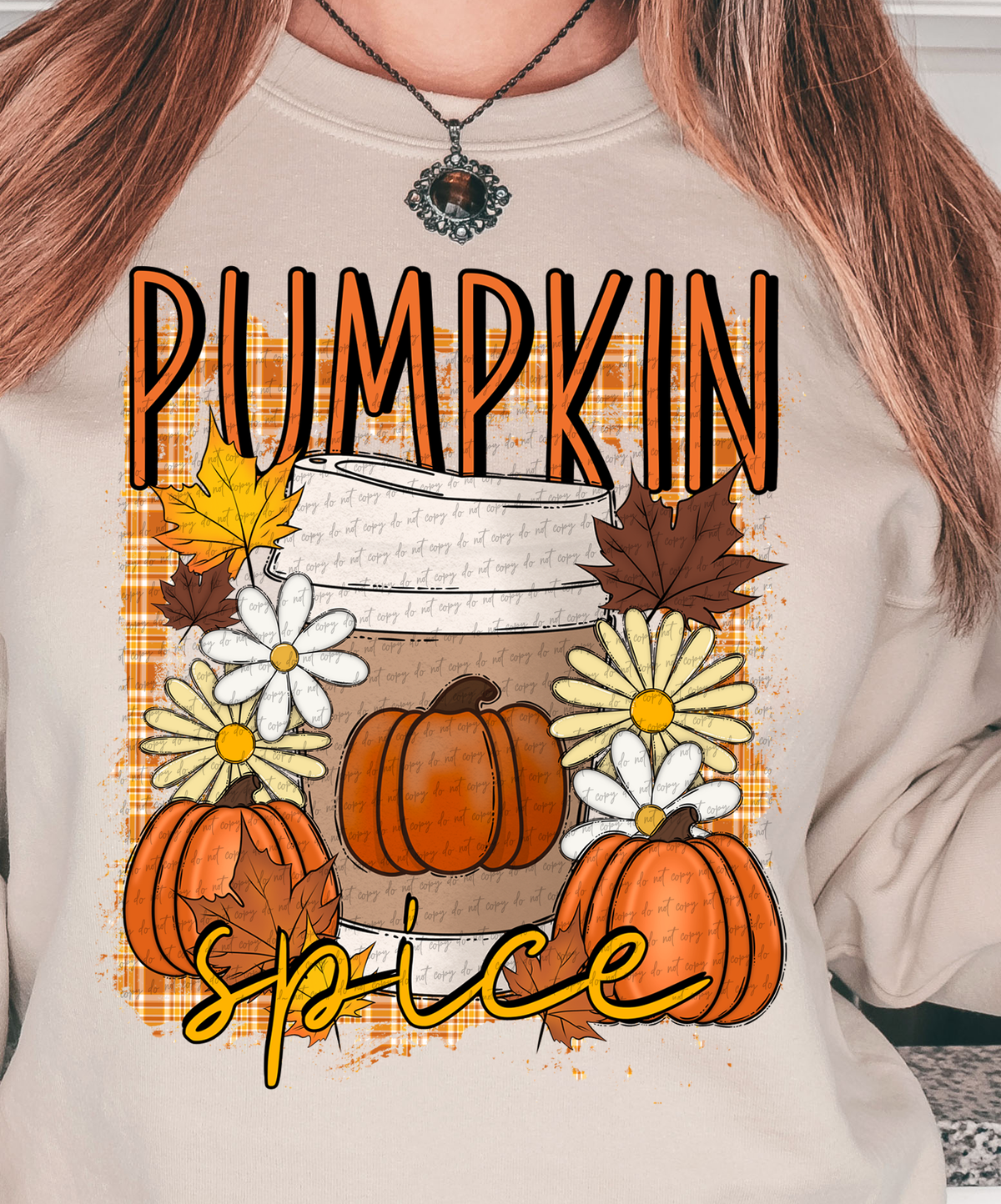 Pumpkin Spice (Front Print) 61234 DTF Transfer