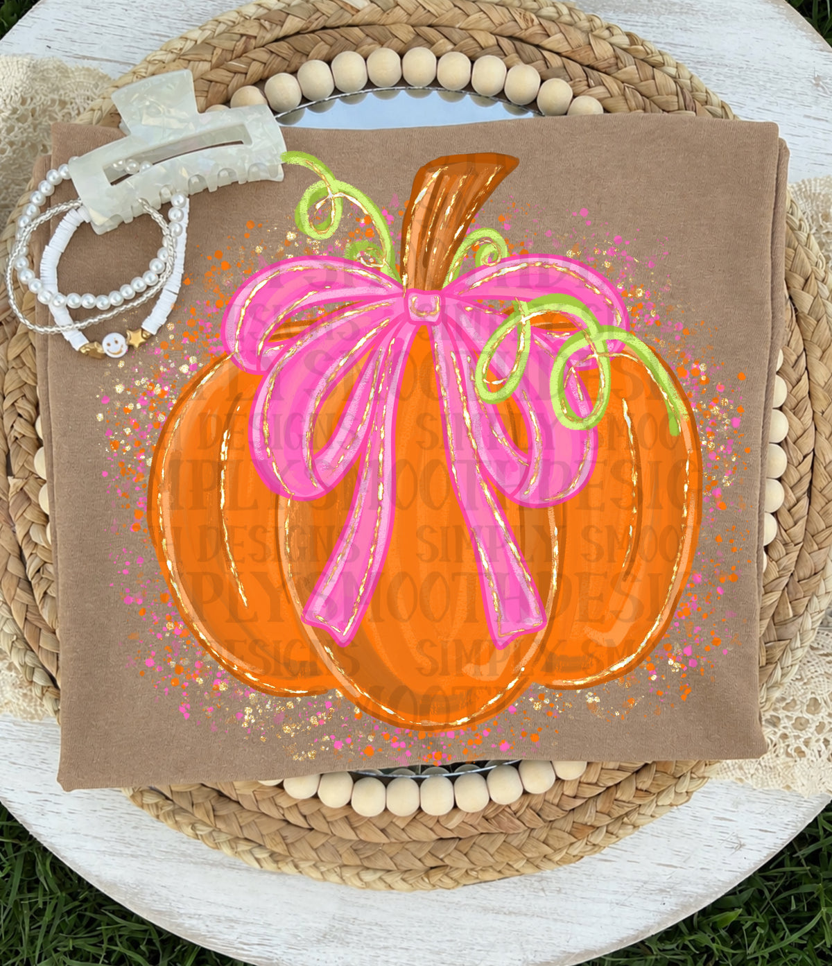 Pumpkin with splatters SSD Tuesday Deal DTF