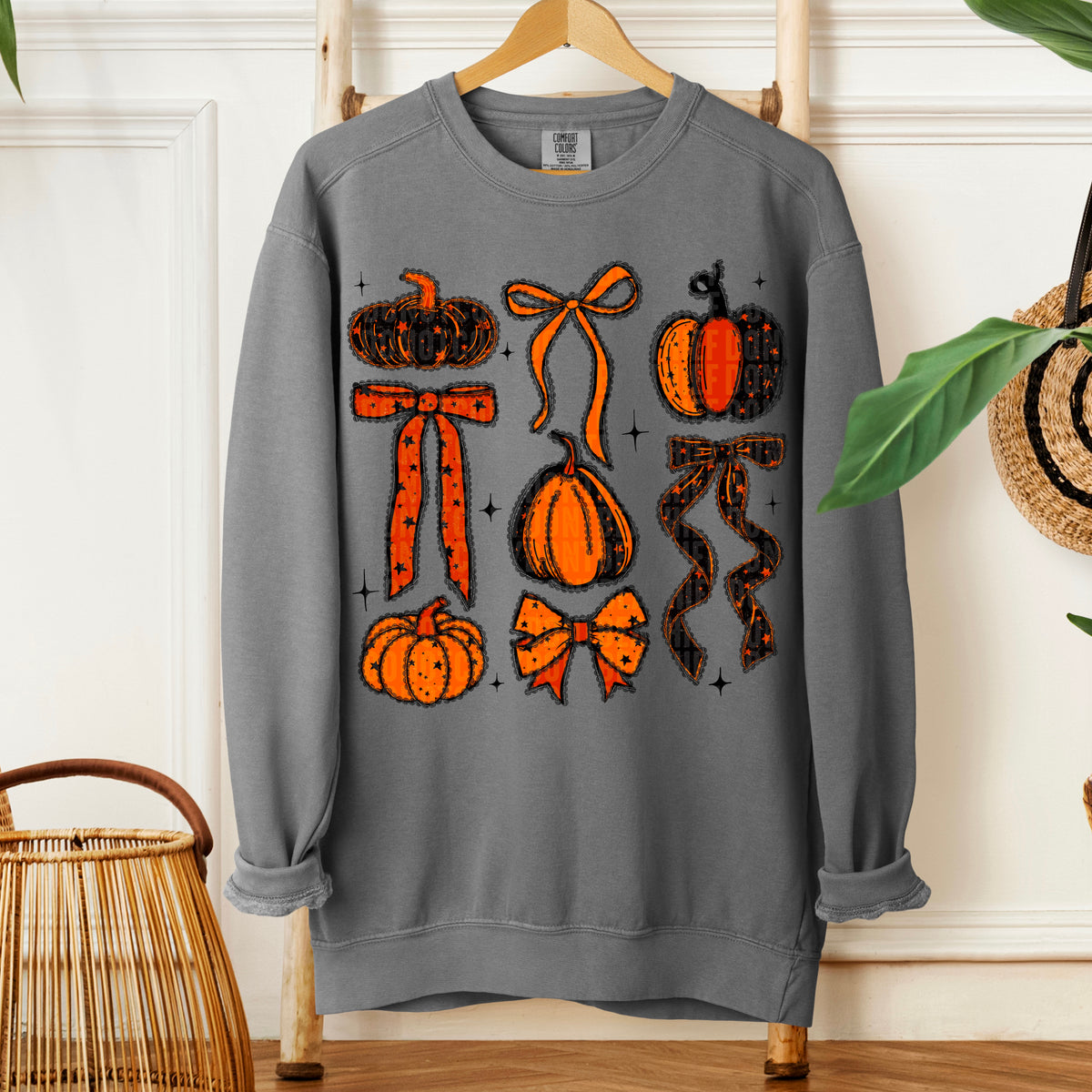 Pumpkins and Bows 104595 DTF transfer