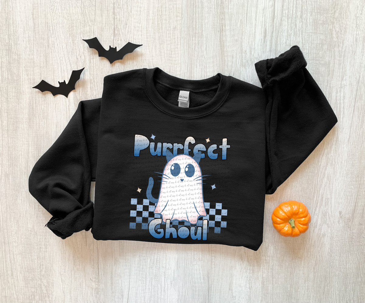 Purrfect Ghoul 51490 DTF transfer