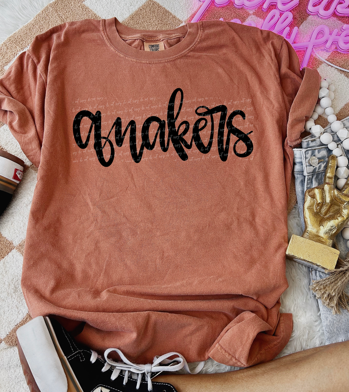 Quakers Hand Lettered 54126 DTF transfer