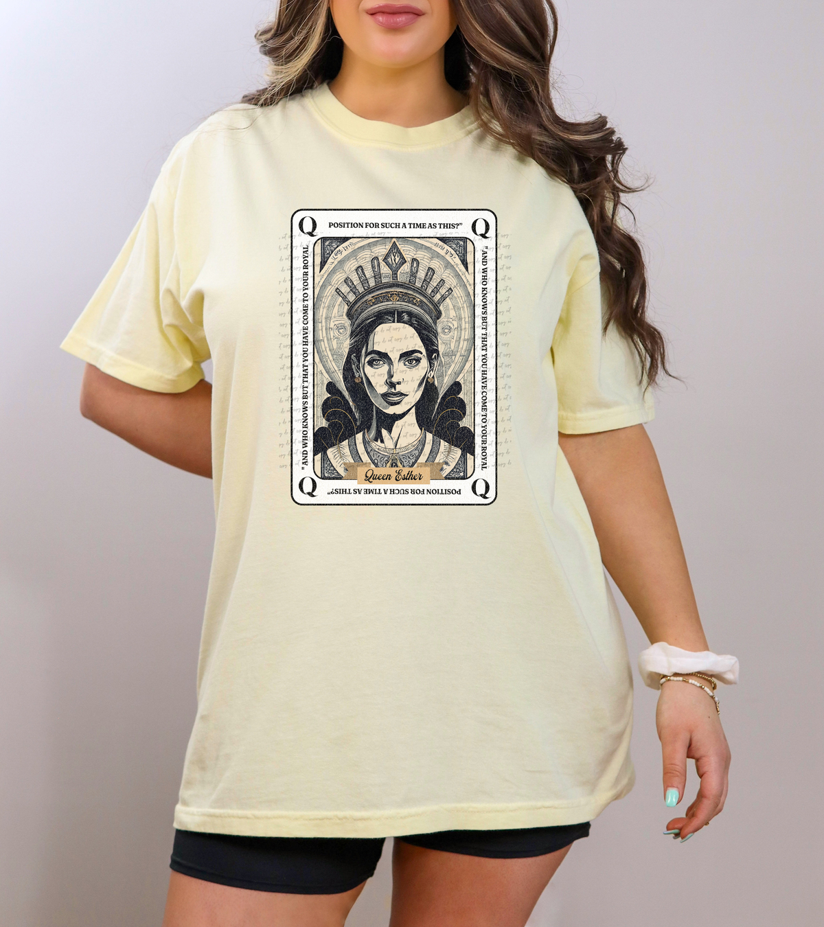 Queen Esther Tarot Card 81010 DTF Transfer