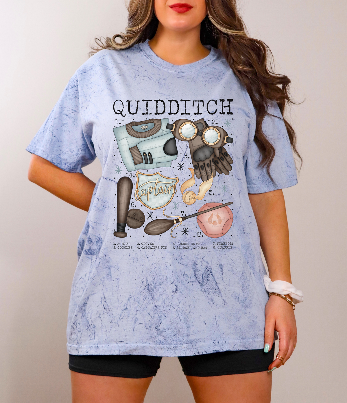 Quidditch Raven Blue Chart 115526 DTF transfer