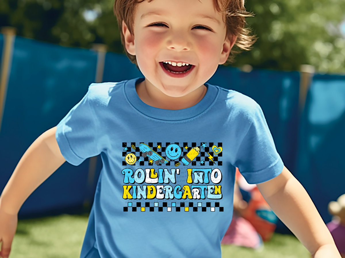 Rollin' into kindergarten 68681 DTF transfer