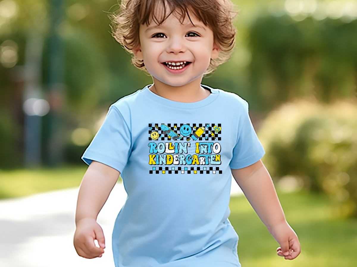 Rollin' into kindergarten DTF transfer