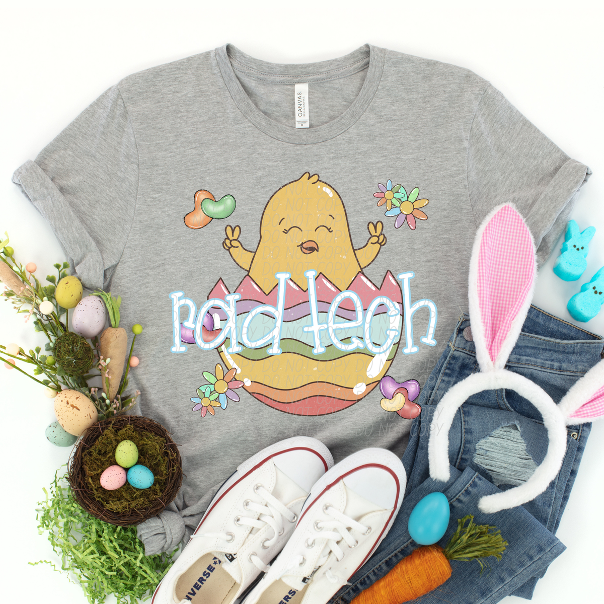 Rad Tech Easter Chick (City) DTF Transfer
