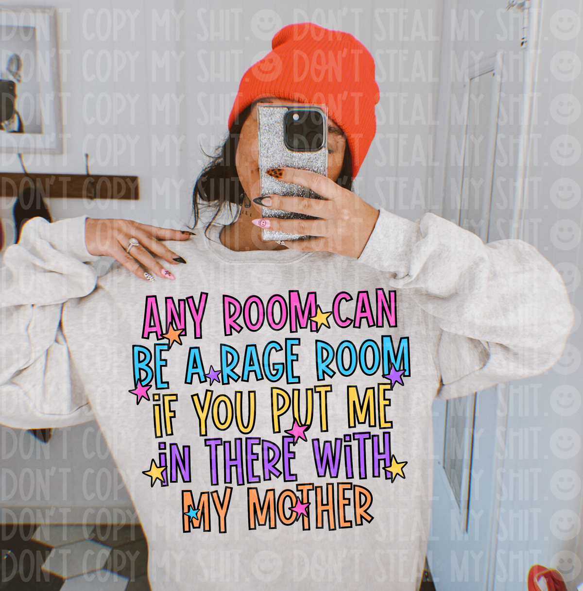 rage room mother (lyttle) DTF Transfer