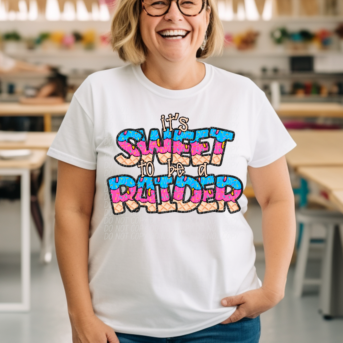 It's sweet to be a RAIDER drip (Caplinger) DTF transfer