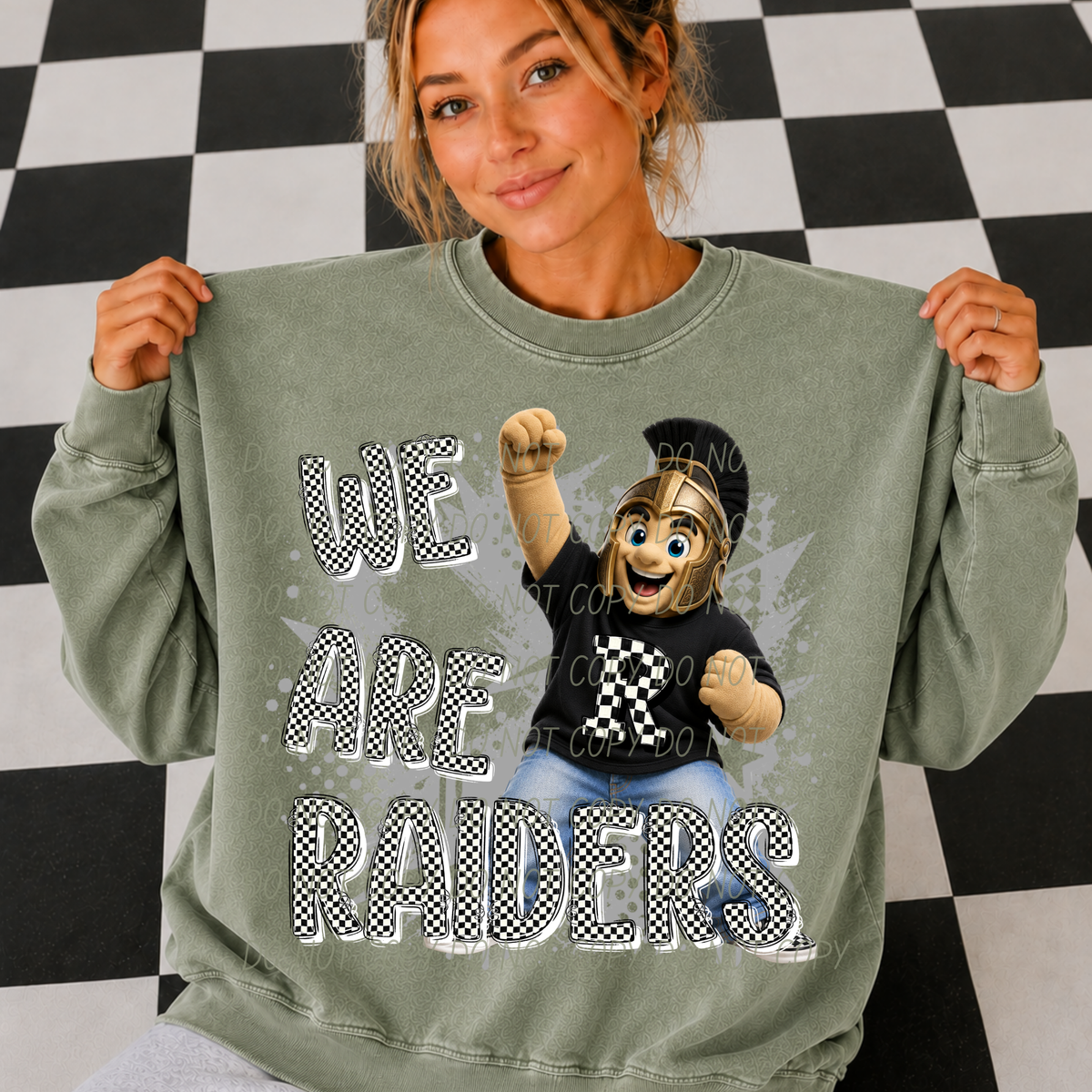 raiders campus crew (city) DTF transfer