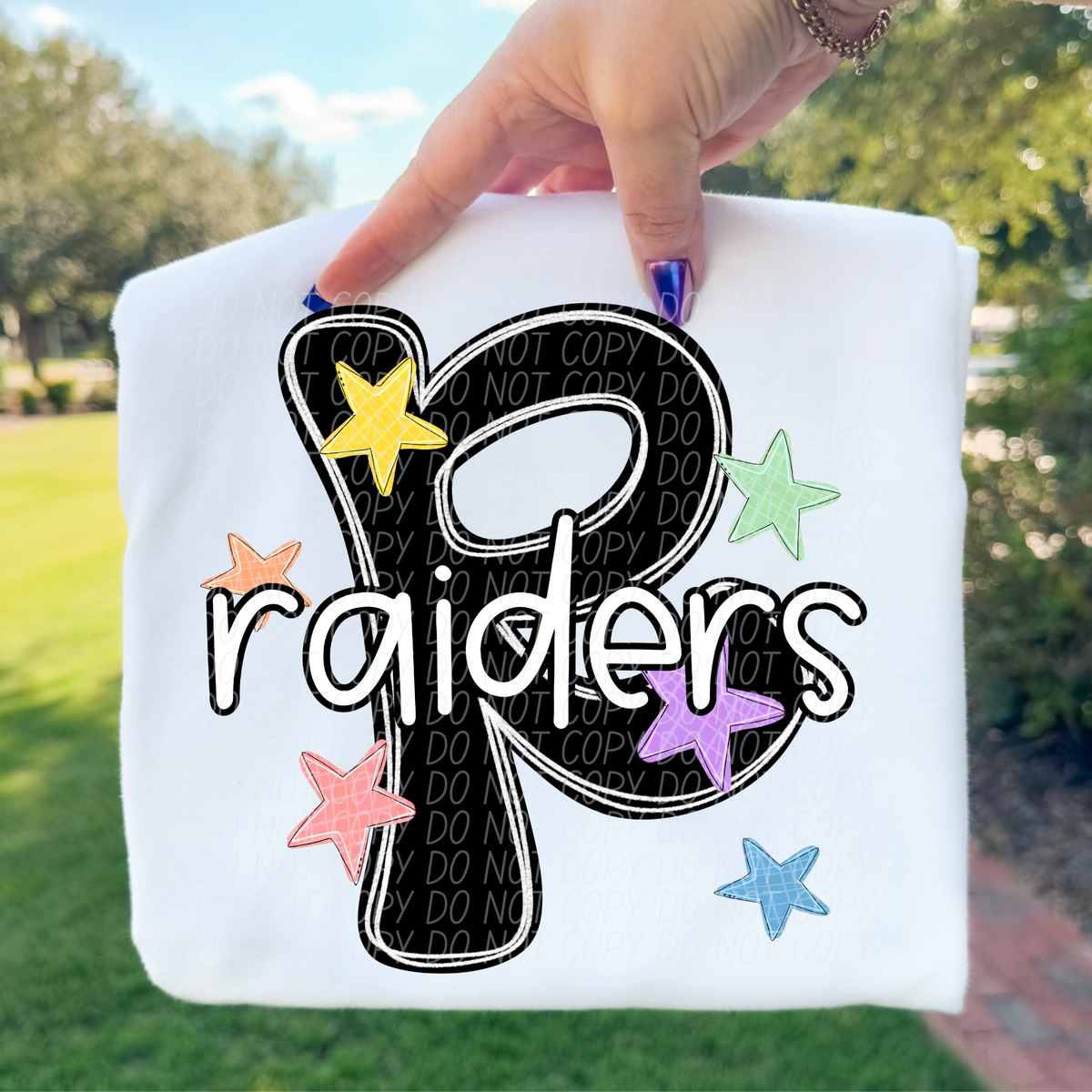 Raiders star Mascots (CITY) DTF transfer