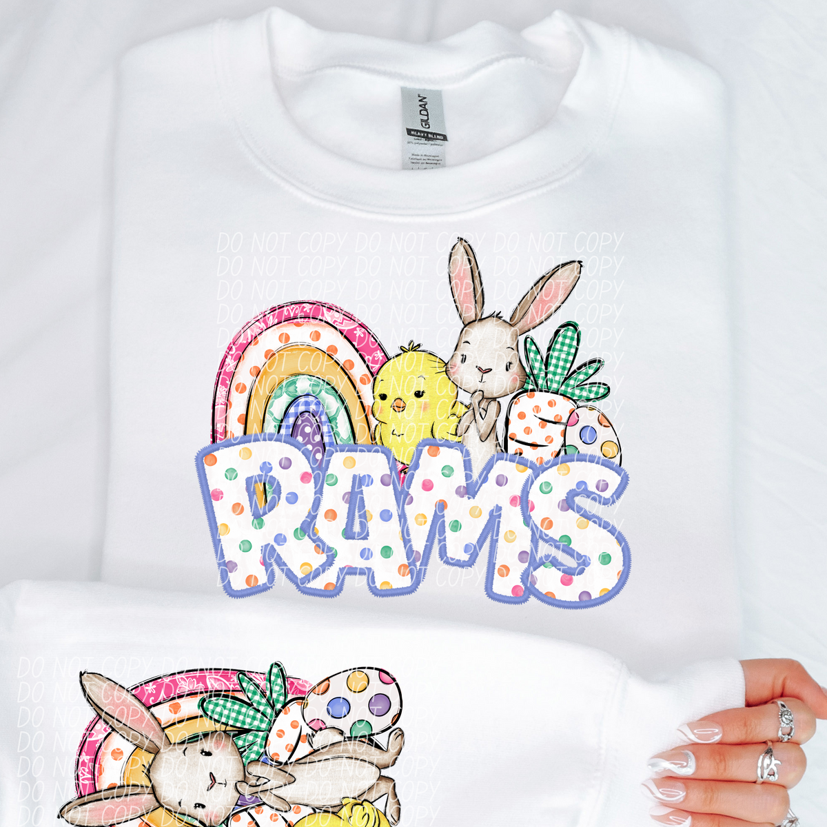 Easter Rams (CITY) DTF transfer