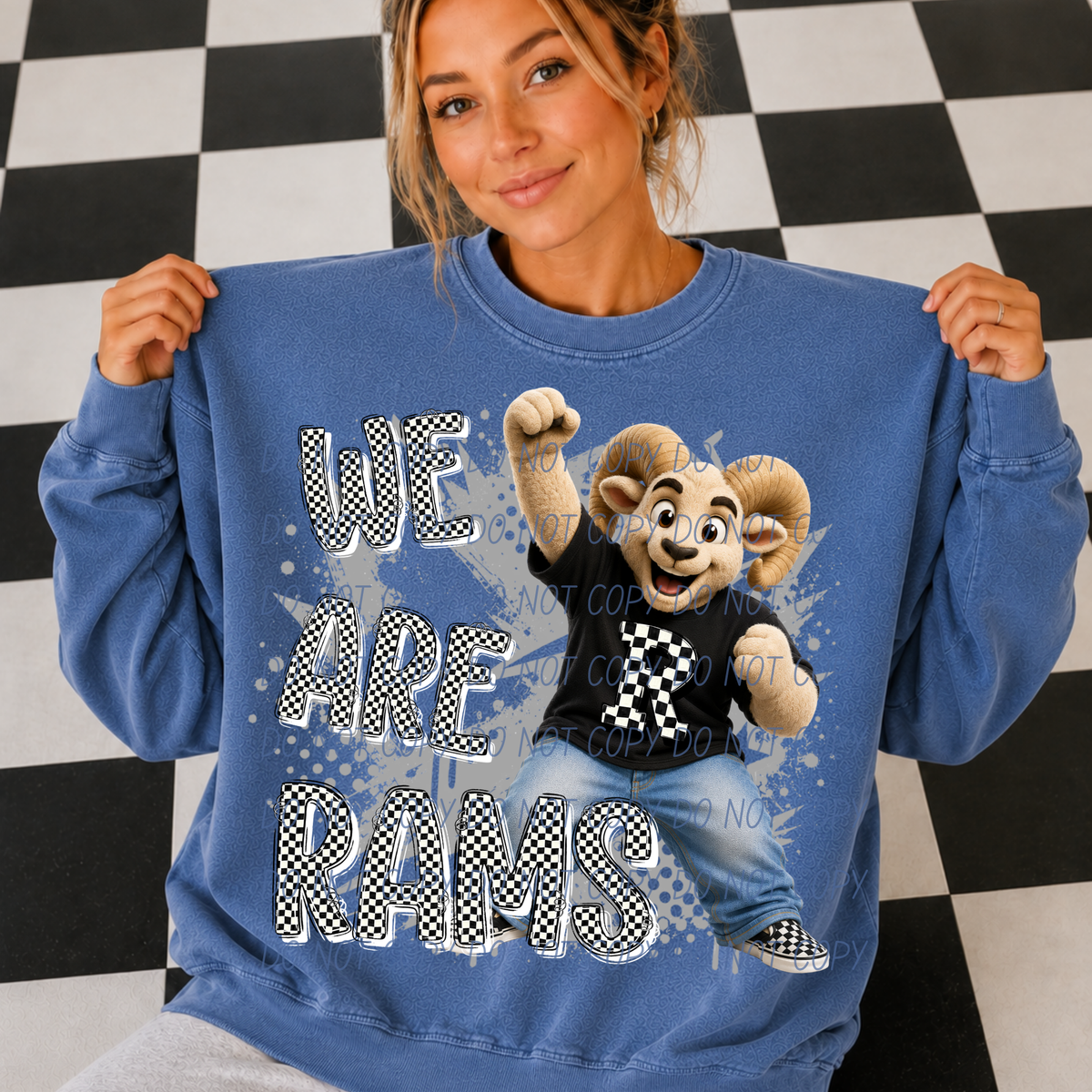 rams campus crew (city) DTF transfer