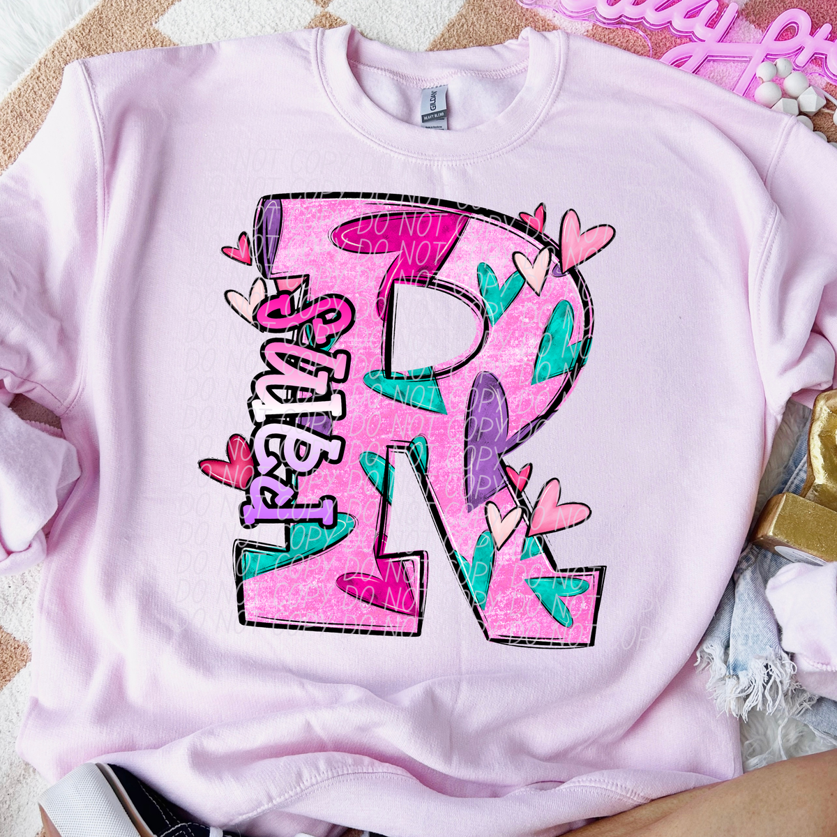 Rams Valentine Mascot (City) DTF transfer