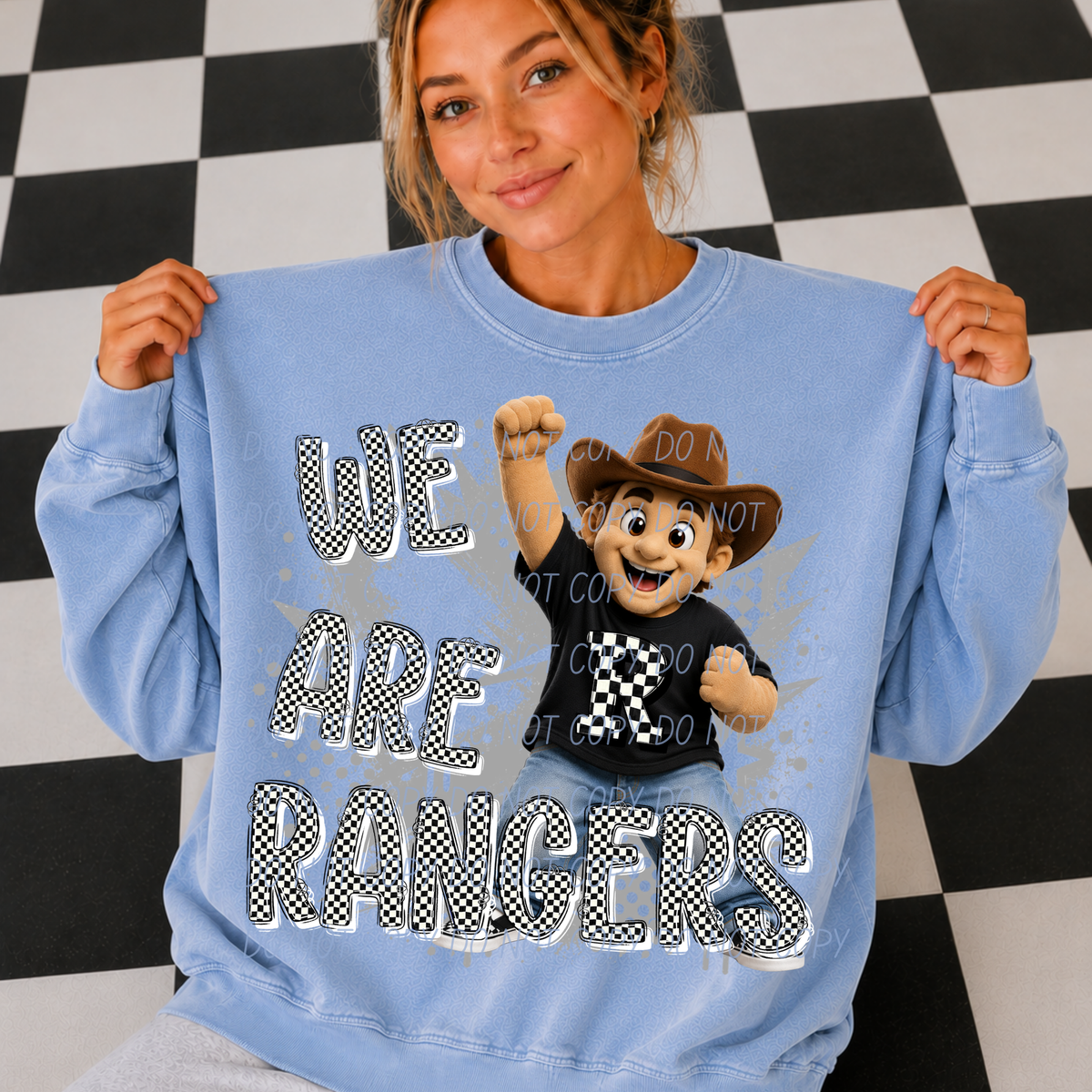 rangers campus crew (city) DTF transfer
