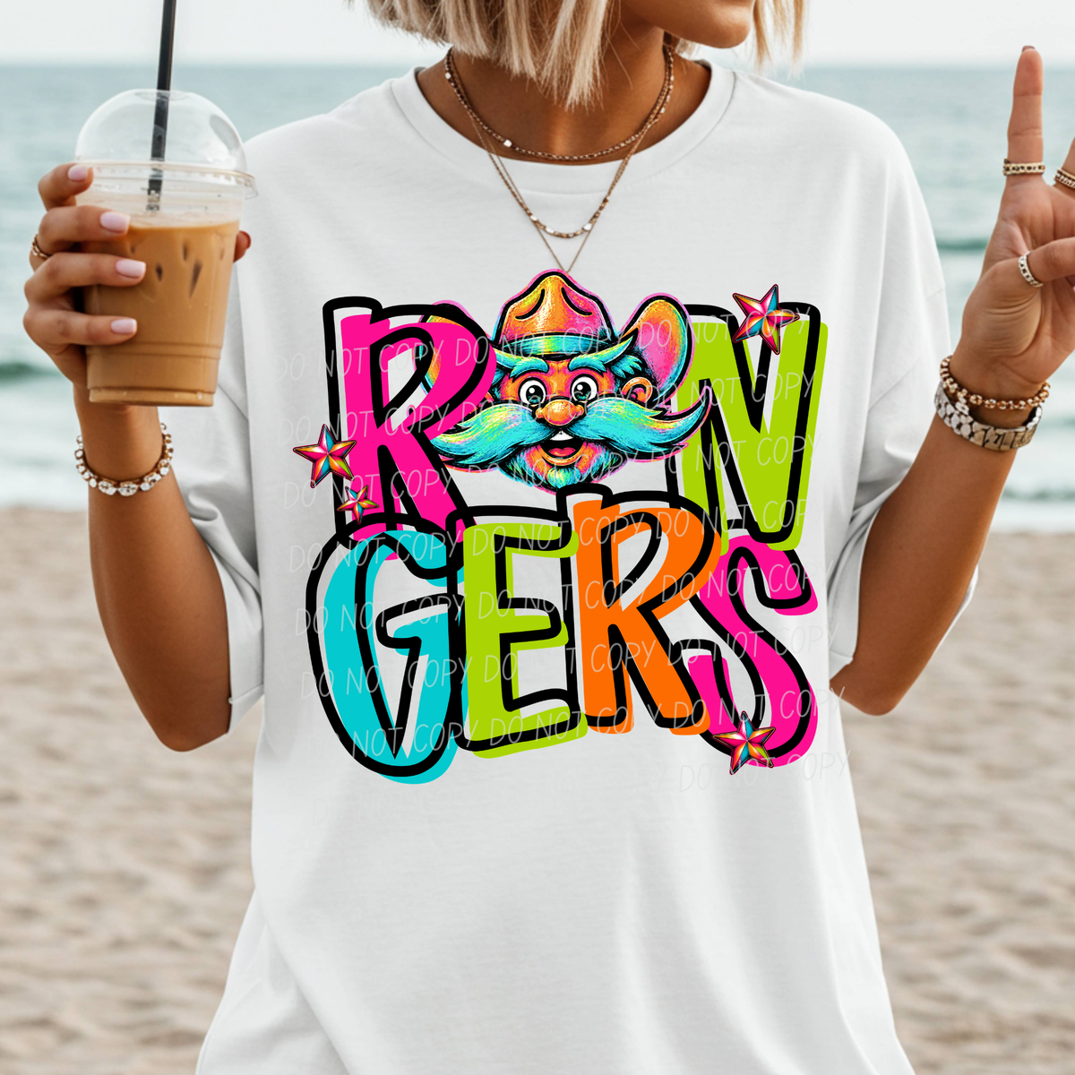 Rangers Friday night neon (City) DTF Transfer