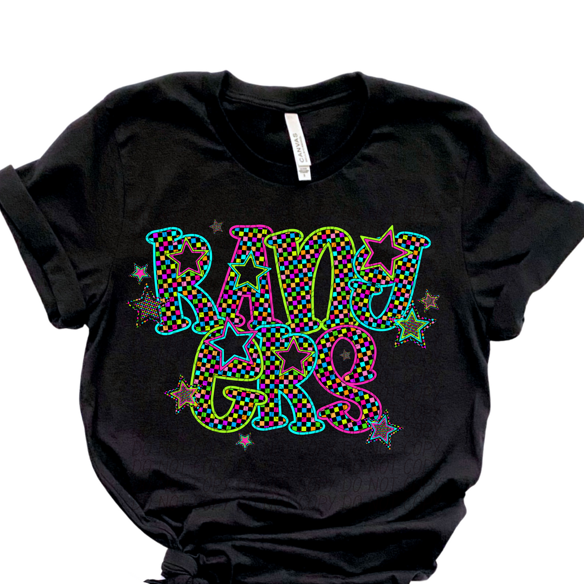 Rangers Neon Stars (City) 102409 DTF transfer