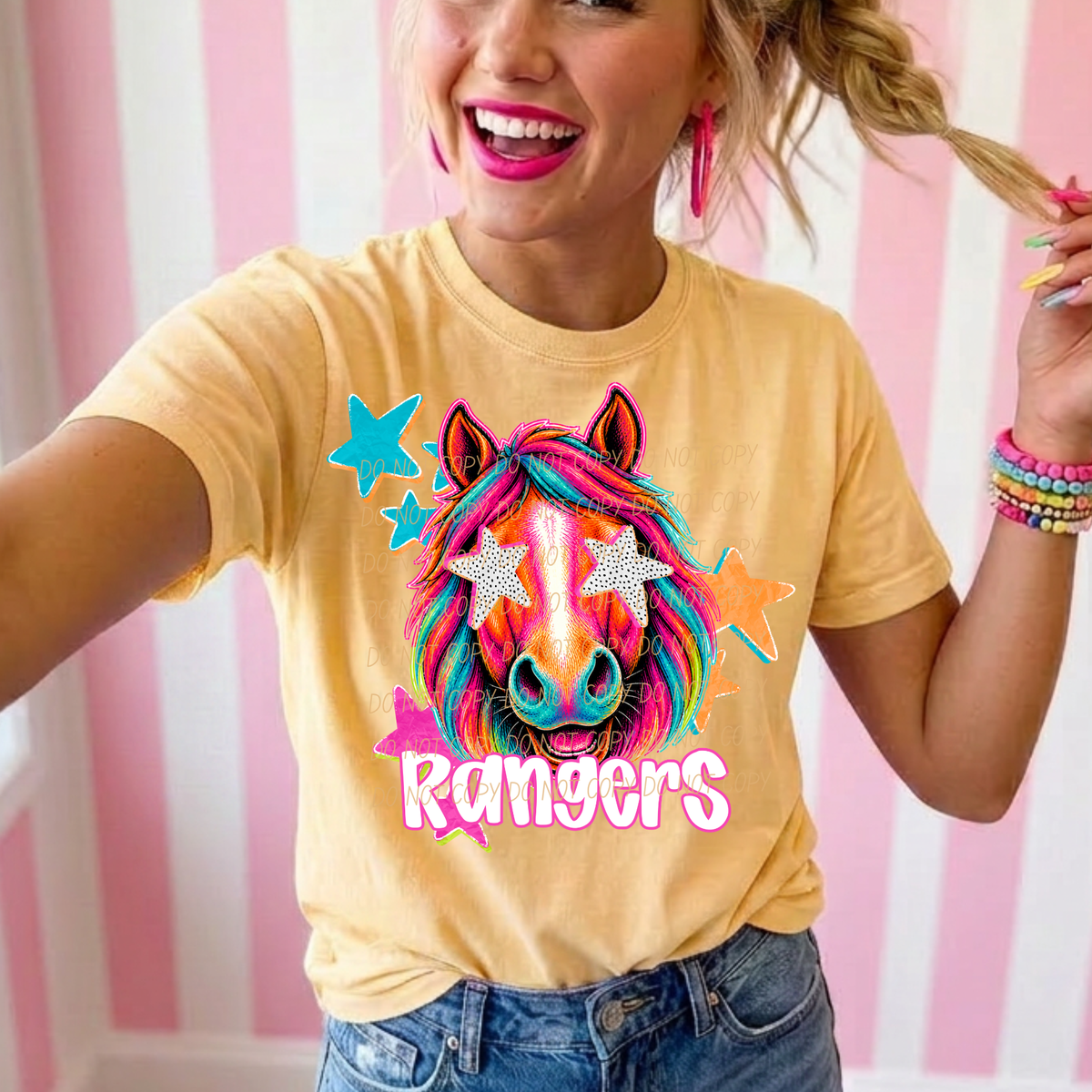 Rangers pop art (City) DTF Transfer
