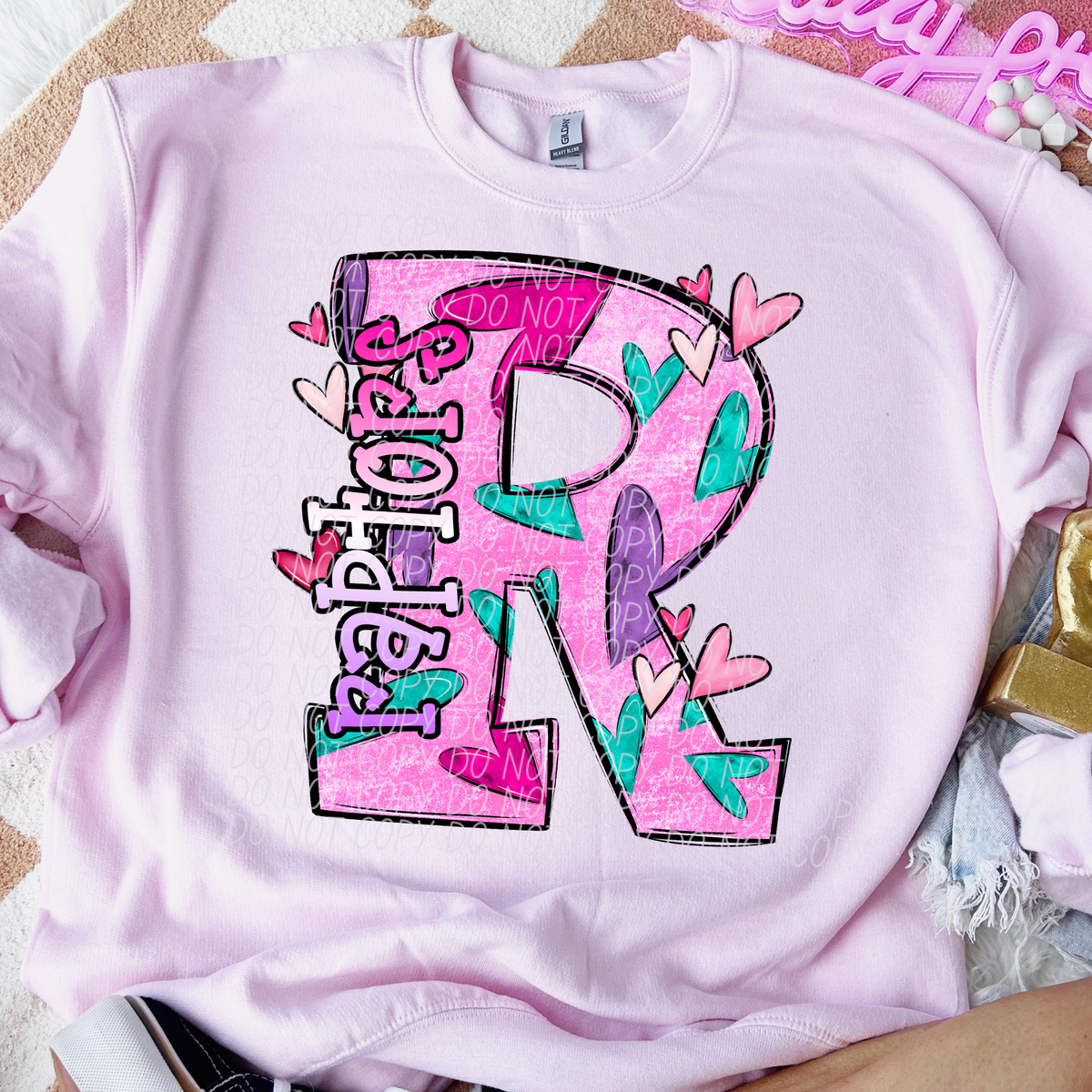 Raptors Valentine Mascot (City) DTF transfer