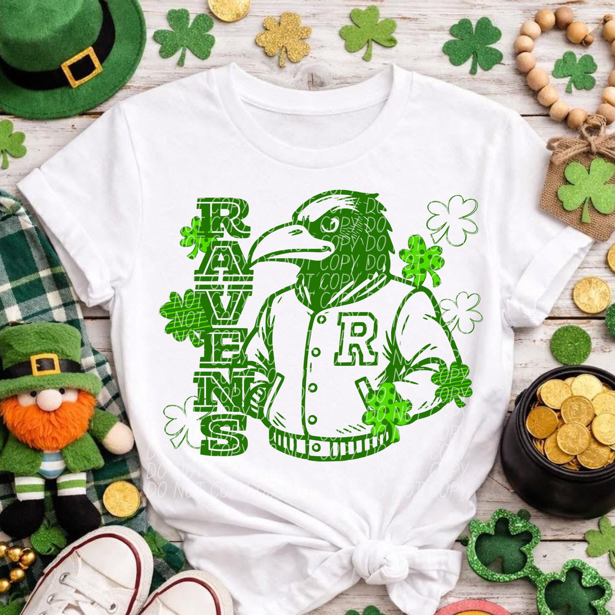 Letterman Clover Ravens (City) DTF transfer
