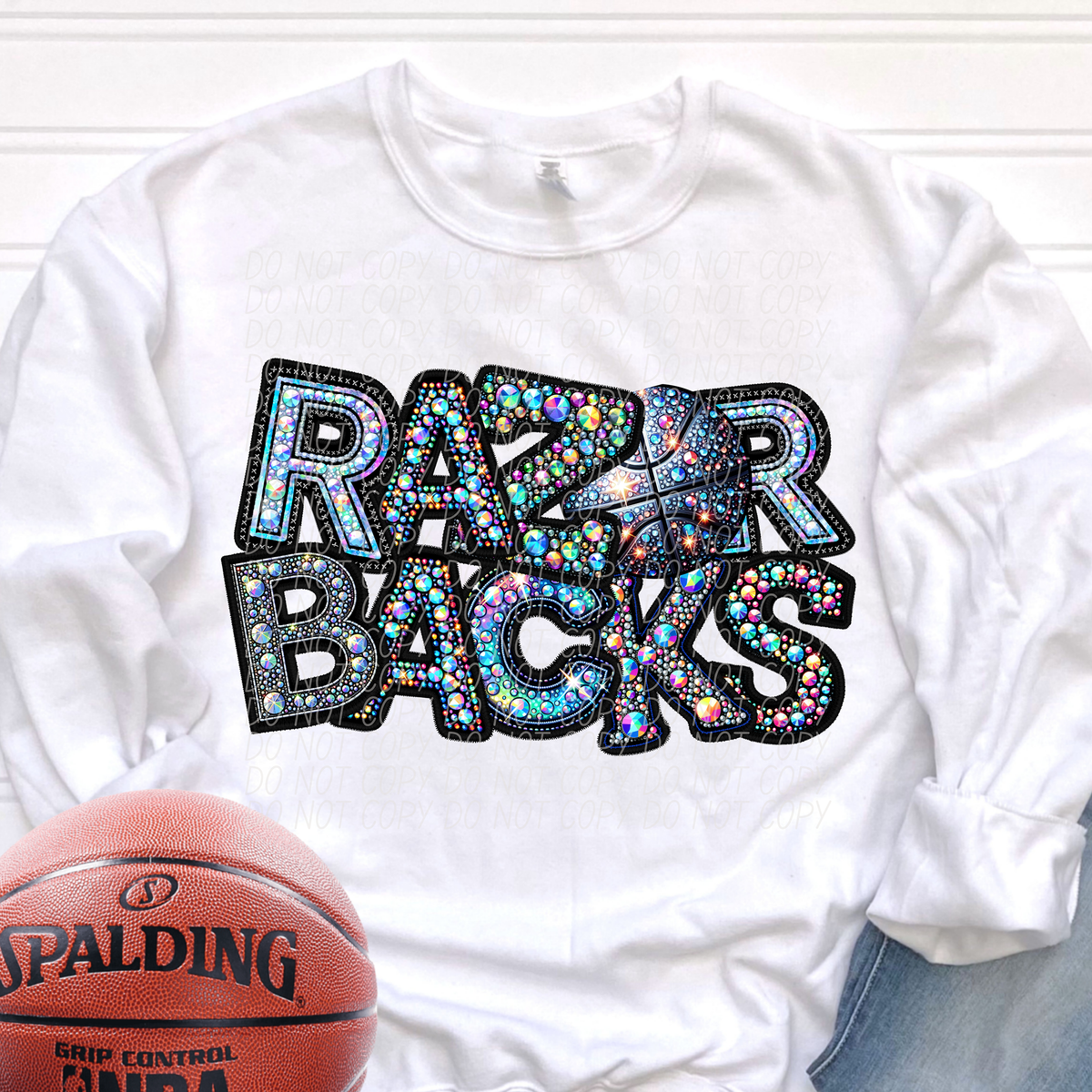 Razorbacks Basketball Rhinestone (CITY) 66649 DTF transfer