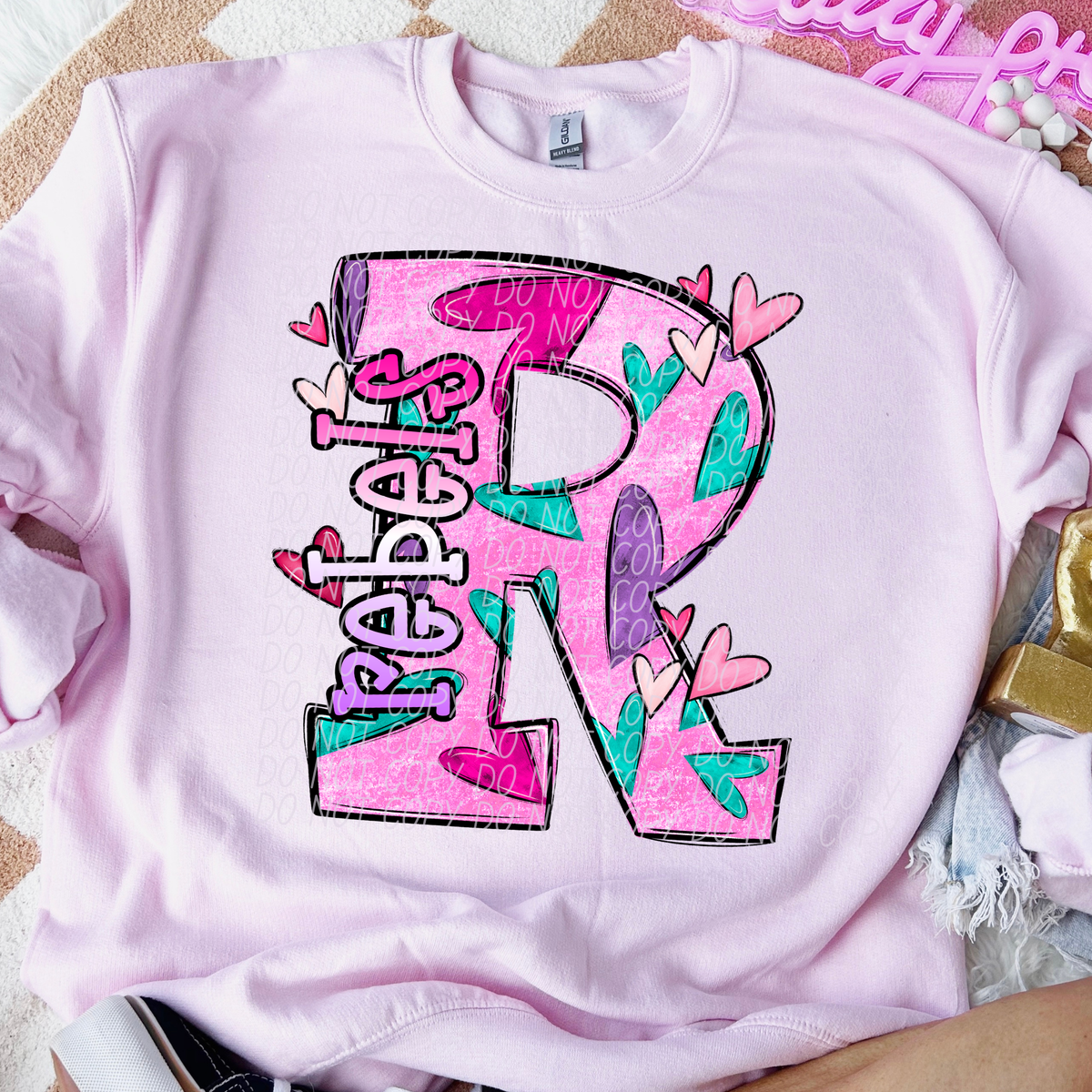 Rebels Valentine Mascot (City) DTF transfer