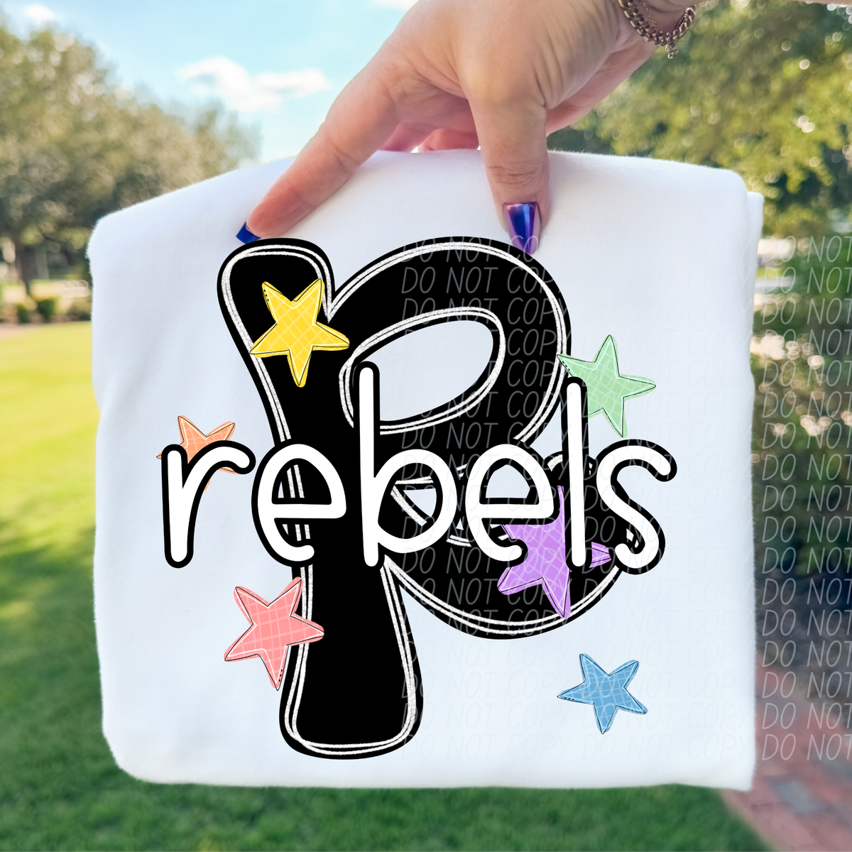 Rebels star Mascots (CITY) DTF transfer