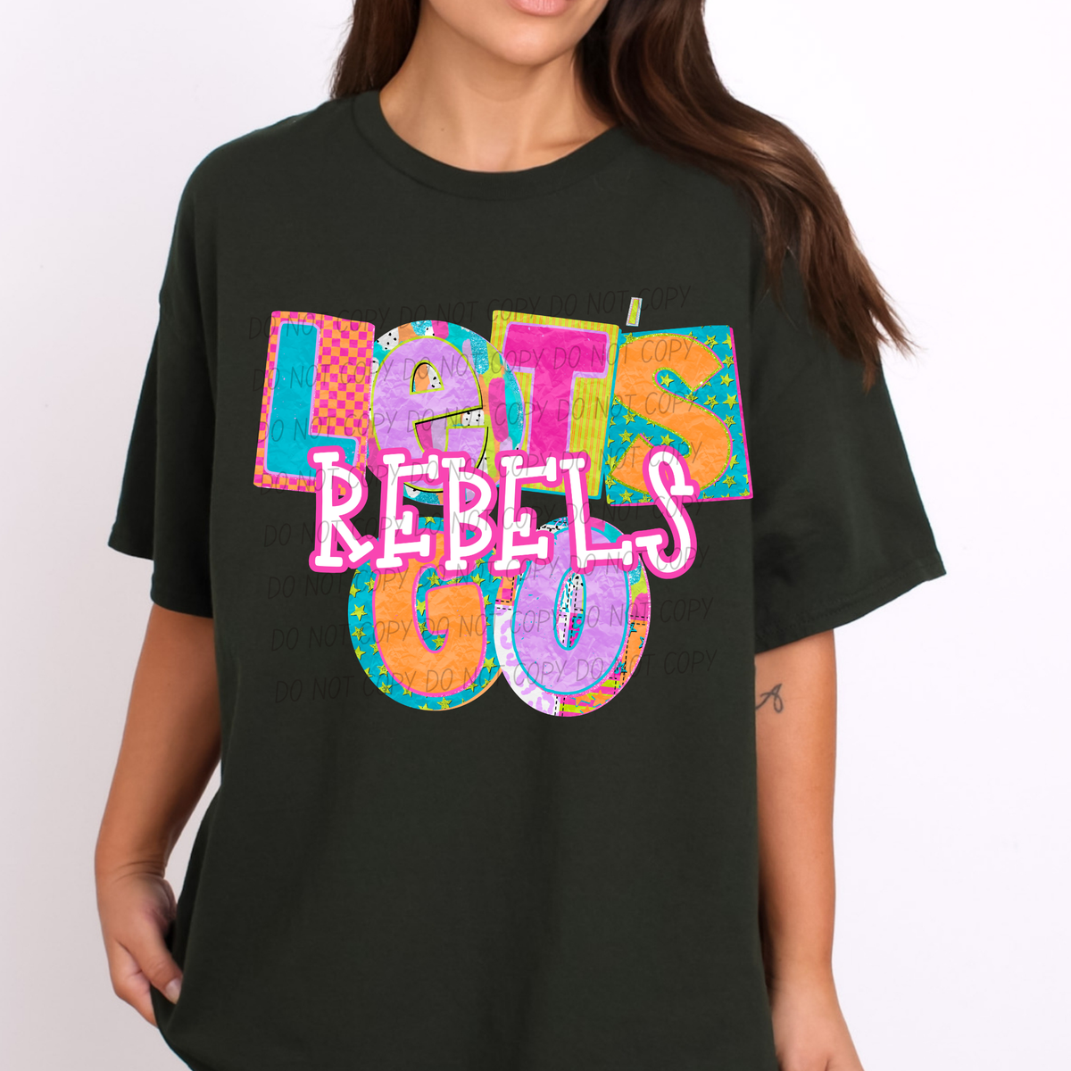 Rebels Patchwork Pep Club (City) DTF Transfer