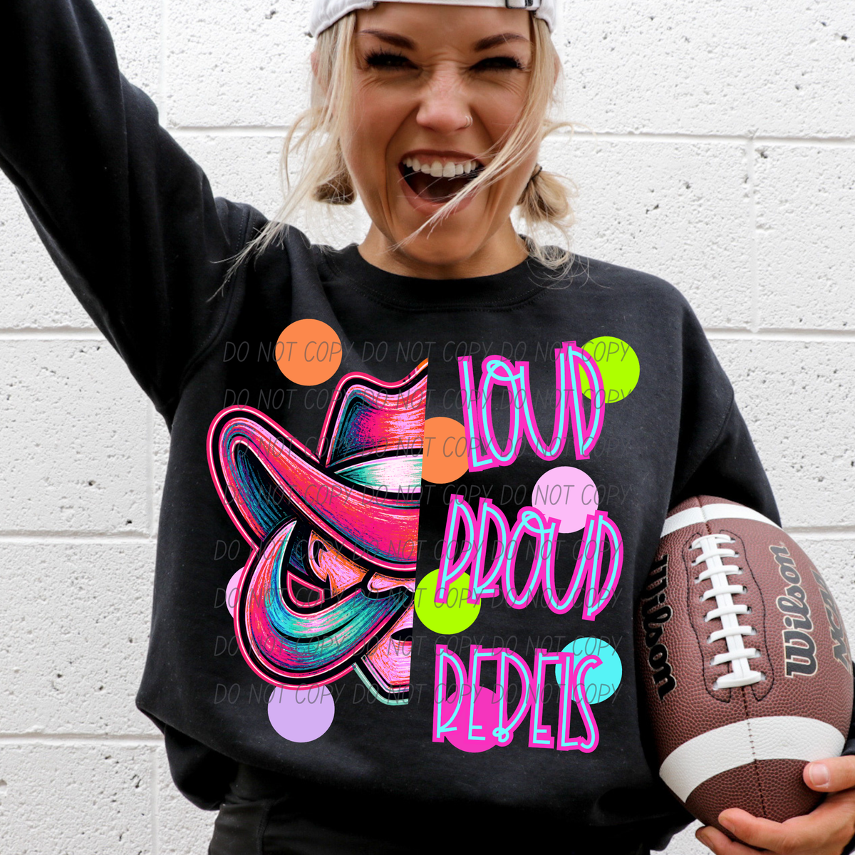 rebels loud proud polkadots (city) DTF transfer