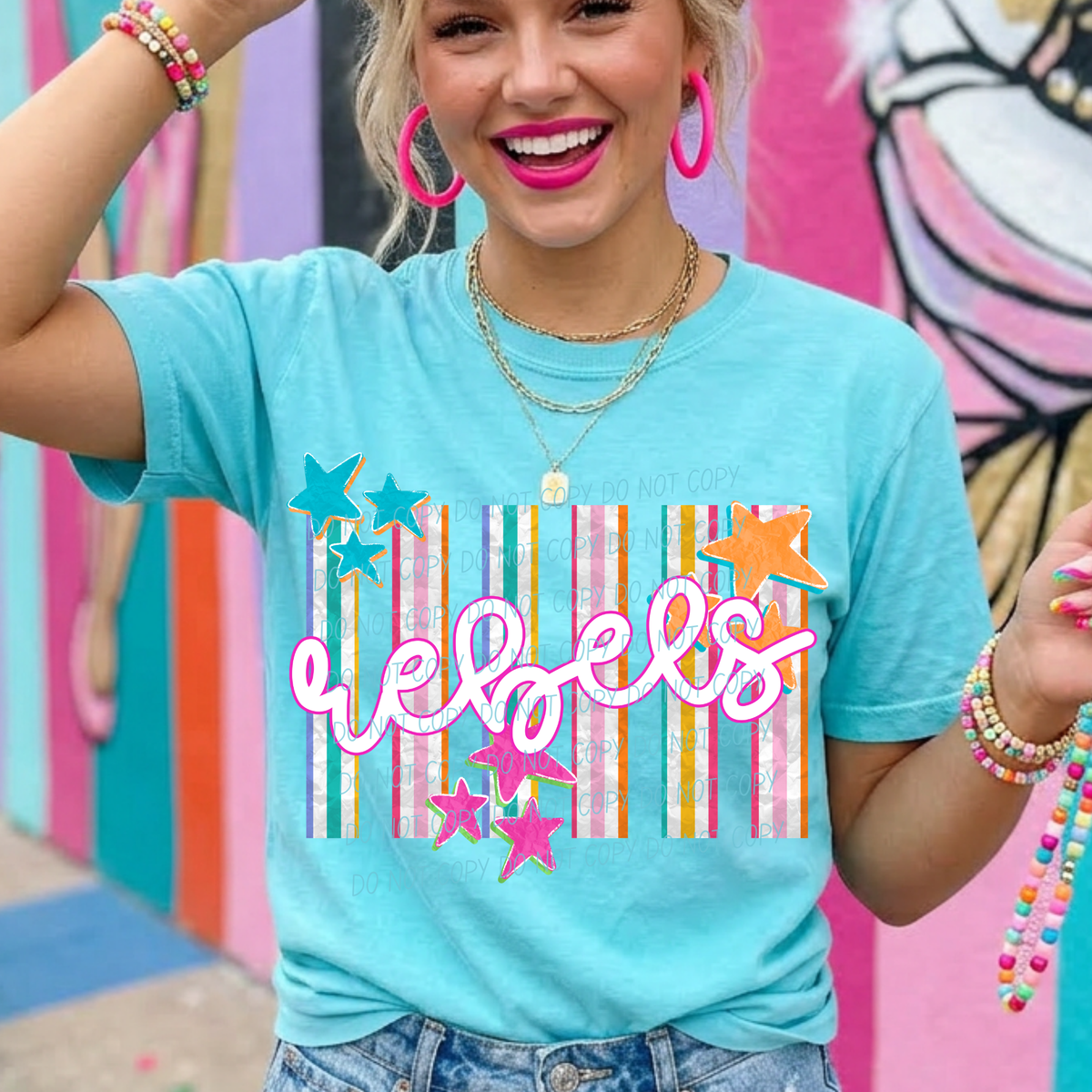rebels spirit stripes (city) DTF Transfer