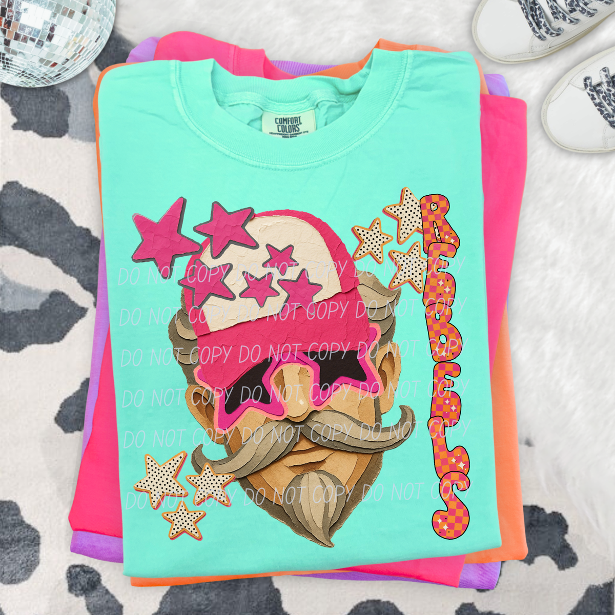 Rebels pink stars (City) DTF Transfer