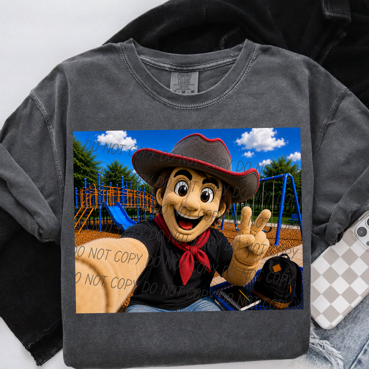 Rebel Mascot (City) DTF transfer